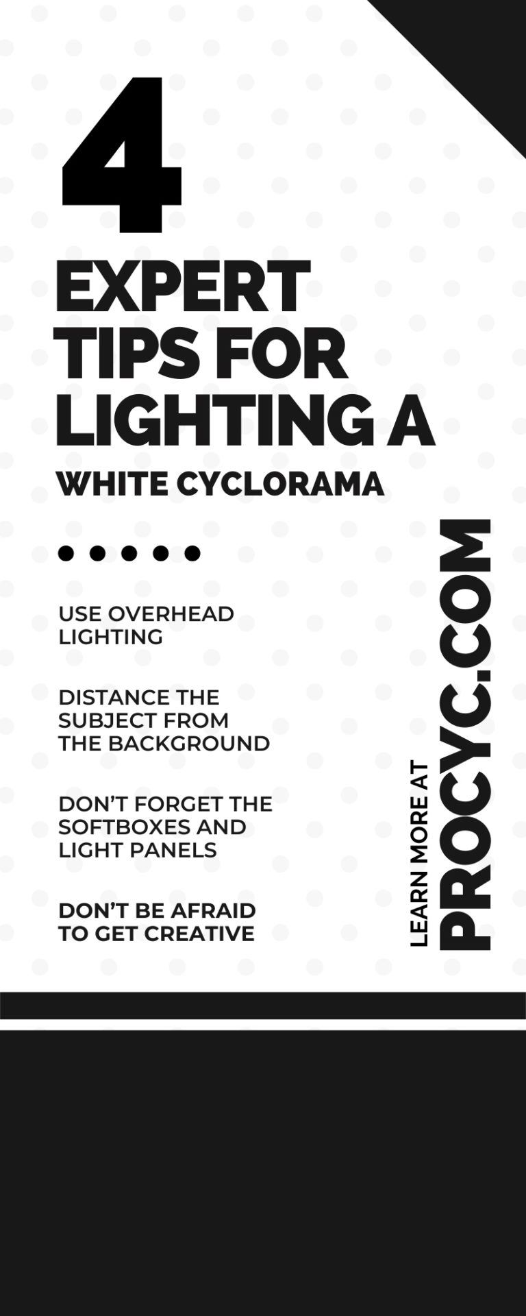 4 Expert Tips for Lighting a White Cyclorama